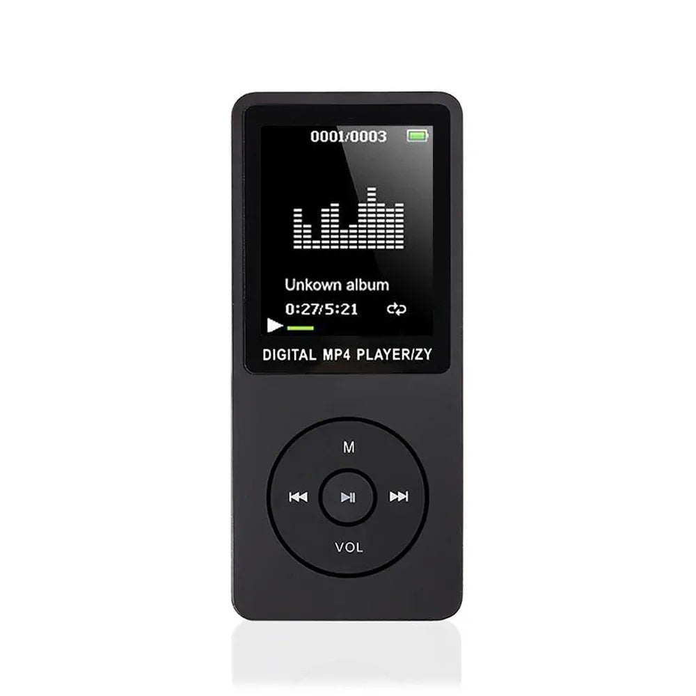 KLW Digital Video MP3 MP4 Music Media Player 1.8" LCD Support 32GB TF Card FM Radio Home Photo Sport Tool