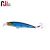 Hot Minnow 9CM 8G Japan Iscas Minnow Feather Hook Set Fishing Lures