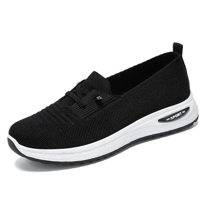 Fashion New Design Women's Shoes Casual Sports Walking Flying Weaving Shoes Women's Running Shoes