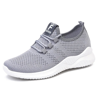 Women's Fashion Casual Sport Walking Sneakers Wholesale New Styles Disposable Breathable Flexible Tennis Shoes for Ladies