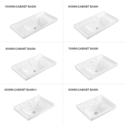 Modern Classic Rectangular Single-Hole Faucet Mount Lavatory Sink Solid Surface Washbasin Single-Hole Faucet Bathroom Vanity