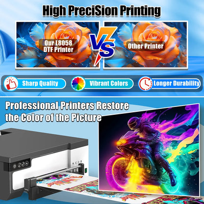 Better Printing Effect A4 Roll Machine XP600 t Shirt Printer Machine for Home Use DTF  New Arrival Inkjet Machine