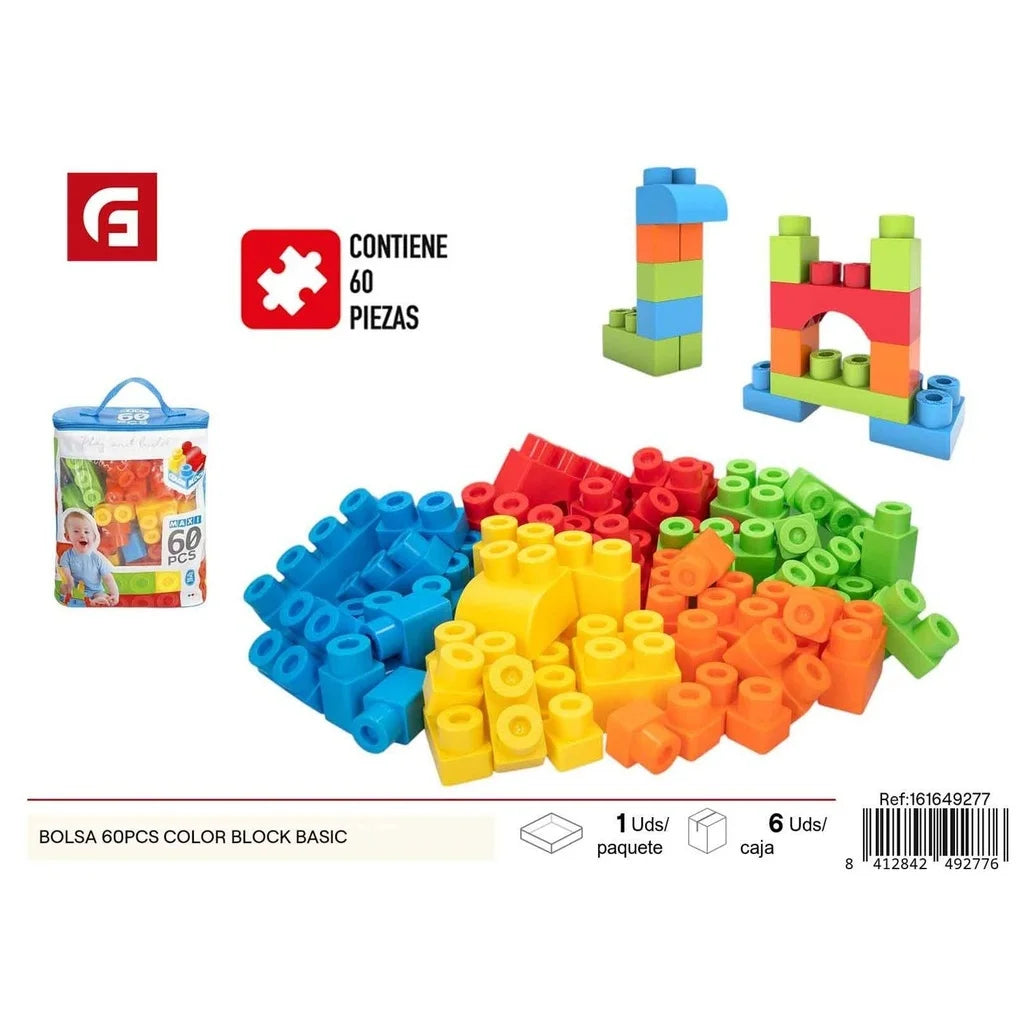 60-piece block bag - Toys