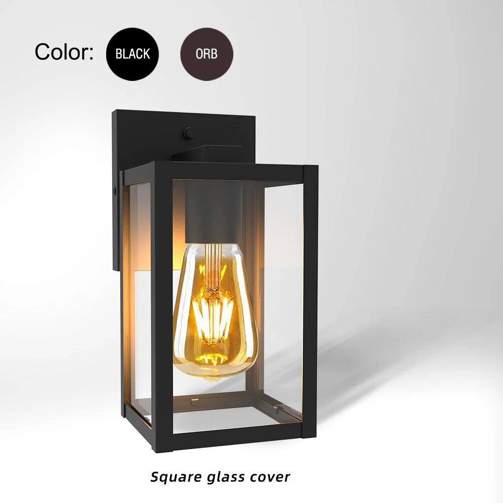 Exterior Wall Lighting 10 Inch E26 E27 Base Waterproof Aluminum Construction USA Warehouse Stock for Home Outdoor Yard
