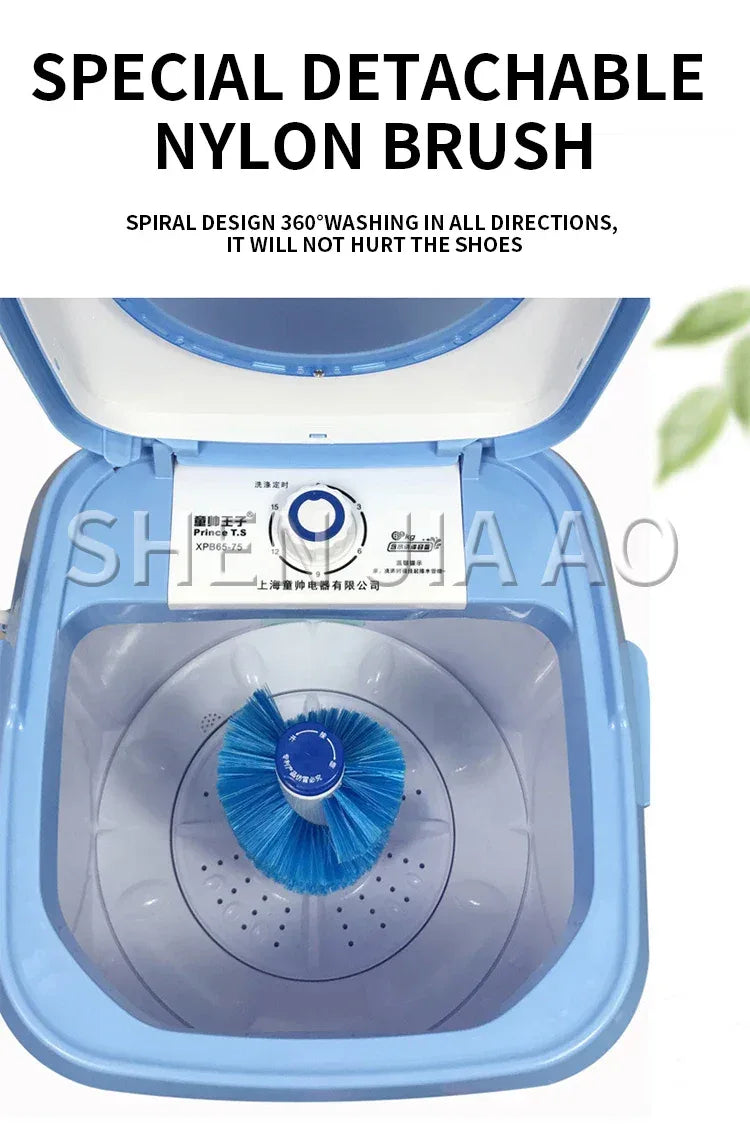 Shoe Washing Machine Household Portable Removable Shoe Washing Machine Socks Washing Machine Integrated Blue Light Antibacterial