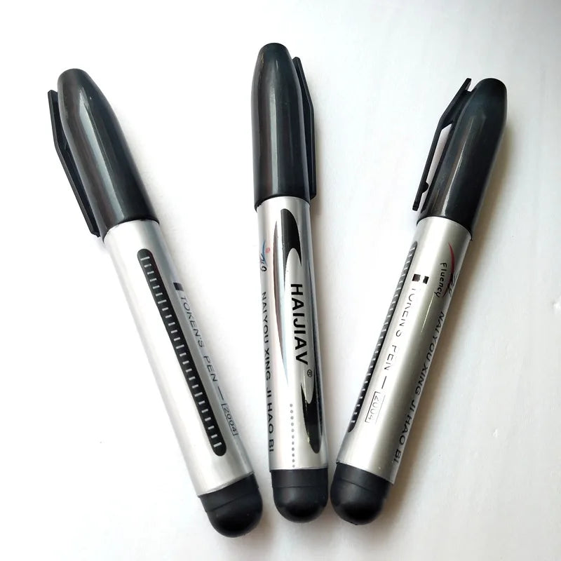 Wholesale 6mm Writing Width Waterproof Permanent Logistics Marker Pen Alcohol and Oil-Based for Paper Large Volume