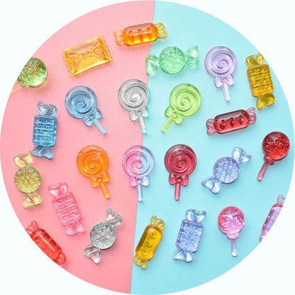 Acrylic Color Transparent Cute Children Play House Cartoon Resin Furniture Animal Decoration