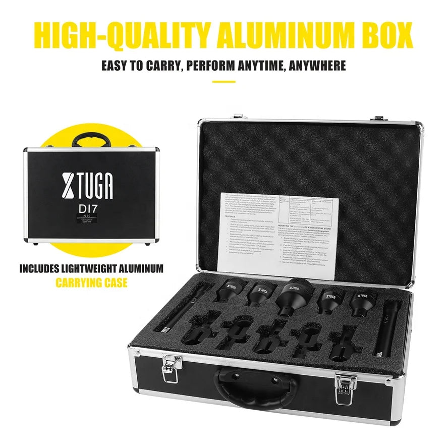 High Quality Musical Metal Wireless Drum Microphone for Studio and Stage Use