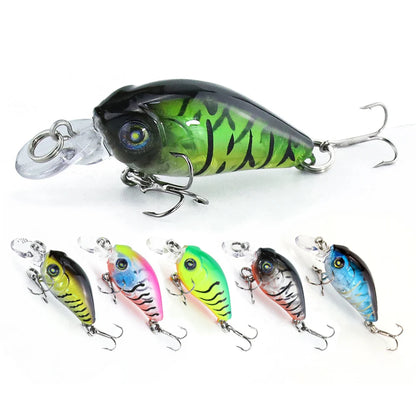 Lifelike 4.7cm 3.3g Hard Swimbait Crankbaits ABS Minnow Lure for Saltwater Fish for Sea Fishing