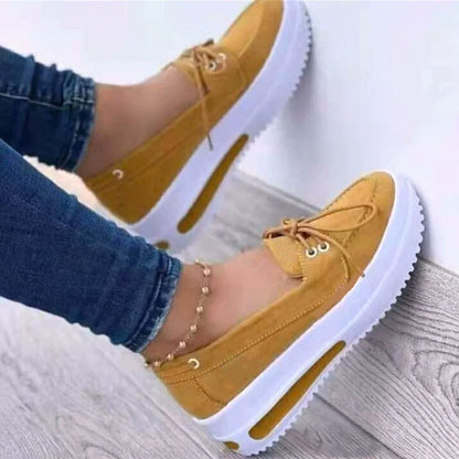 Big Size Autumn and Winter Cotton Shoes for Women, Winter Soft Soled Warm Flat Bottomed Bean Shoes Versatile Women's Shoes