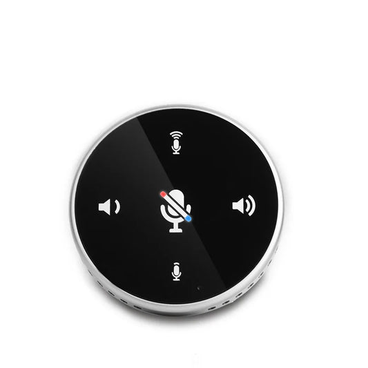 Plug and Play Type-C Dynamic Portable Omni-Directional Noise Cancelling Wired Desktop Video Conference Microphone Speaker