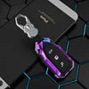 Zinc Alloy Leather Car Smart Key Case Bag High Quality Fit for Ford 2017/2018/2019/2020 F150/Explorer/MustangF55 Key Shell