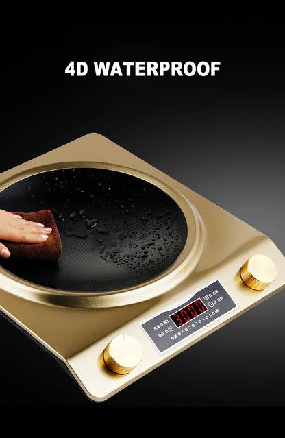 3000W Household Induction Cooker High-power Induction Cooking Stove Hot Pot Concave Cooking Machine