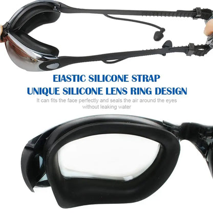 Professional Swimmer Competition Prescription Custom Swim Racing Glasses Swimming Goggles for Men