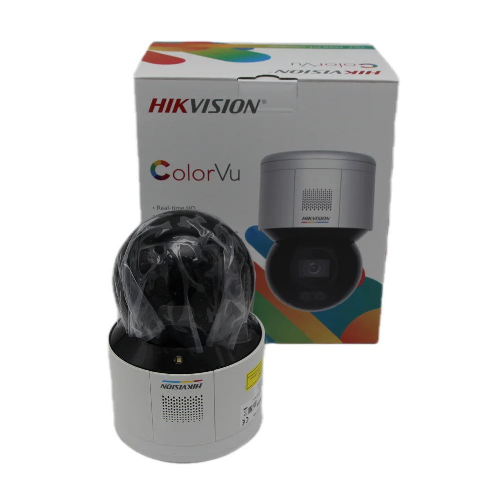 Original HIK DS-2DE3A400BW-DE 3-inch ColorVu Mini PT Dome Network Camera 4MP Full Color PTZ Camera 4X Zoom Built-in Audio