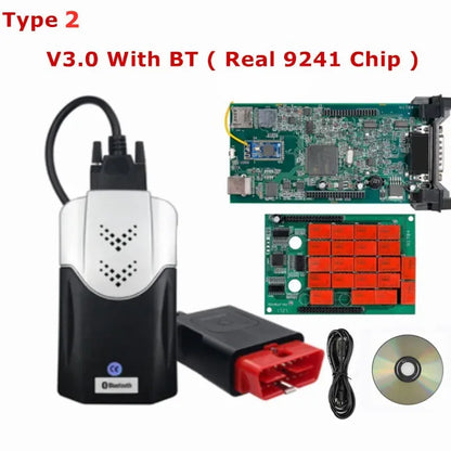10PCS 2021.11/2020.23 Multidiag Pro TCS DS/ACTM OBD2 Diagnostic Tool 2017.R3 With Keygen /2018.R0 For TCS  For Multi Cars Trucks
