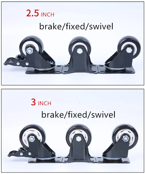 50mm Swivel Transparency Wheel Furniture Caster and Wheel