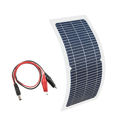 18V 10W Solar Panel Charger Complete Outdoor Camping Mountaineering Travel Solar kit Portable Power Supply For Phone Charging