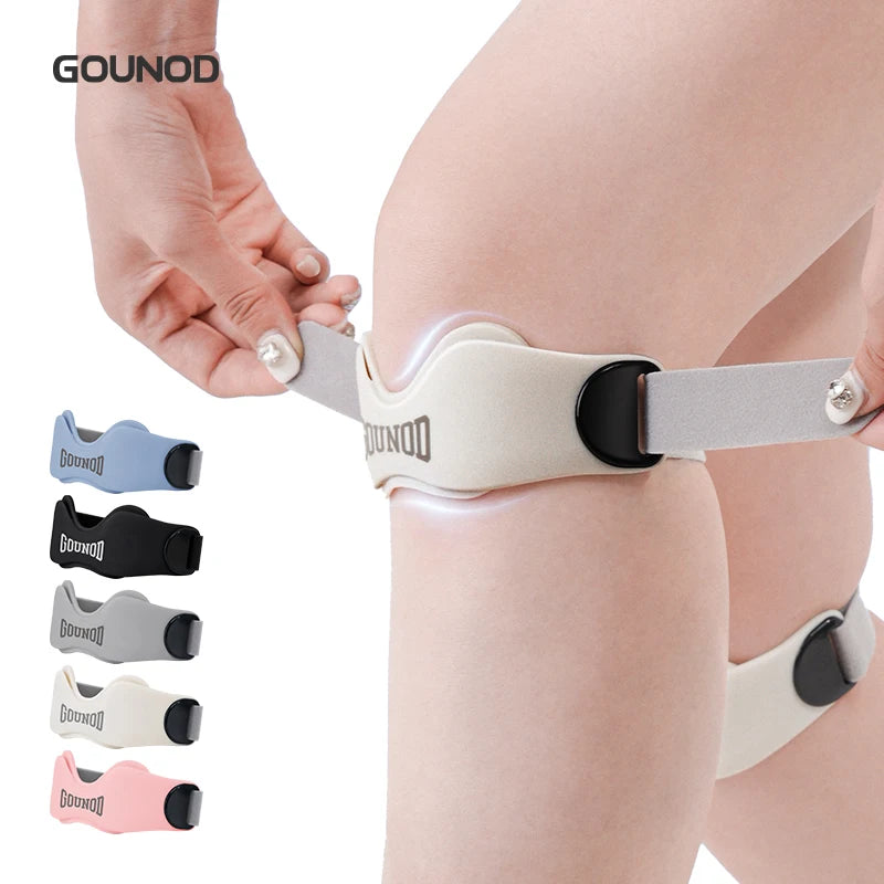 New Butterfly Silicone Patella Strap for Knee Pain Relief & Patellar Tendon Support  for Walking Running Hiking Sports Knee Pads