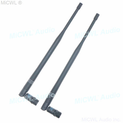 2pcs 10.1" Aerial Antenna For Shure UHF ULX SLX UR PGX UA820 Wireless Receiver 472-542MHz 542-635Mhz 638-698MHz 774-865MHz