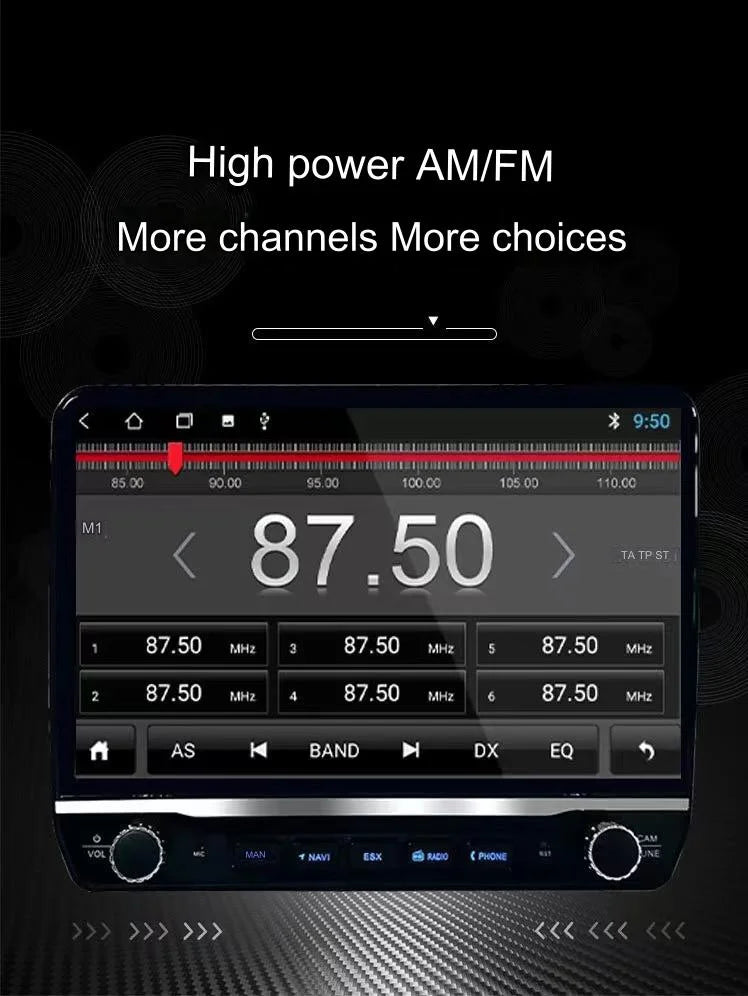 MeiHua 4G Car Multimedia Player 10-Inch Large Screen with 8 Core Android 12.0 GPS Navigation and DSP Universal Version 10