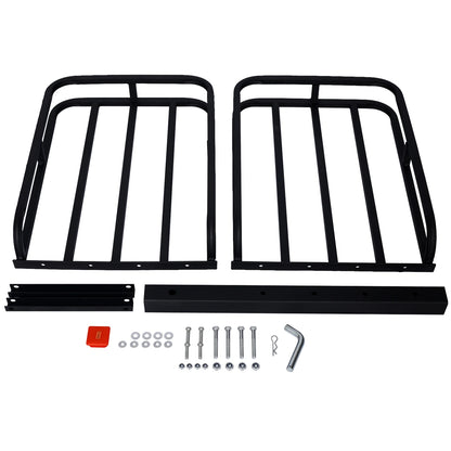 US Stock Universal Heavy Duty Steel Luggage Cargo Carrier Platform Basket Rear Cargo Rack for SUV