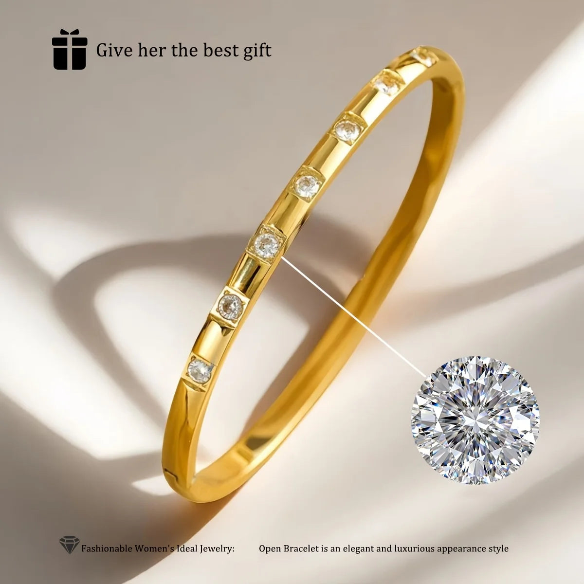 A Must-Have Versatile Classic Bracelet for Women, Featuring an Embedded Design with a Sleek And Easy Style