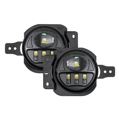 1 Pair LED Fog Lights for Jeep Wrangler JL 2018-2023 Driving Passing Lights Headlight 12V 6000K IP67 Waterproof