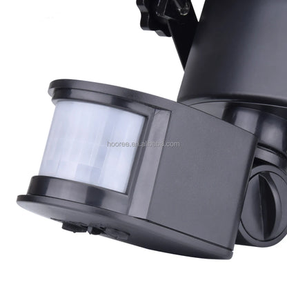 IP65 60 LED Solar Powered Garden Lamp Motion Sensor Security Flood Light 80 Luces Solares Battery Plastic Body Landscape Solares