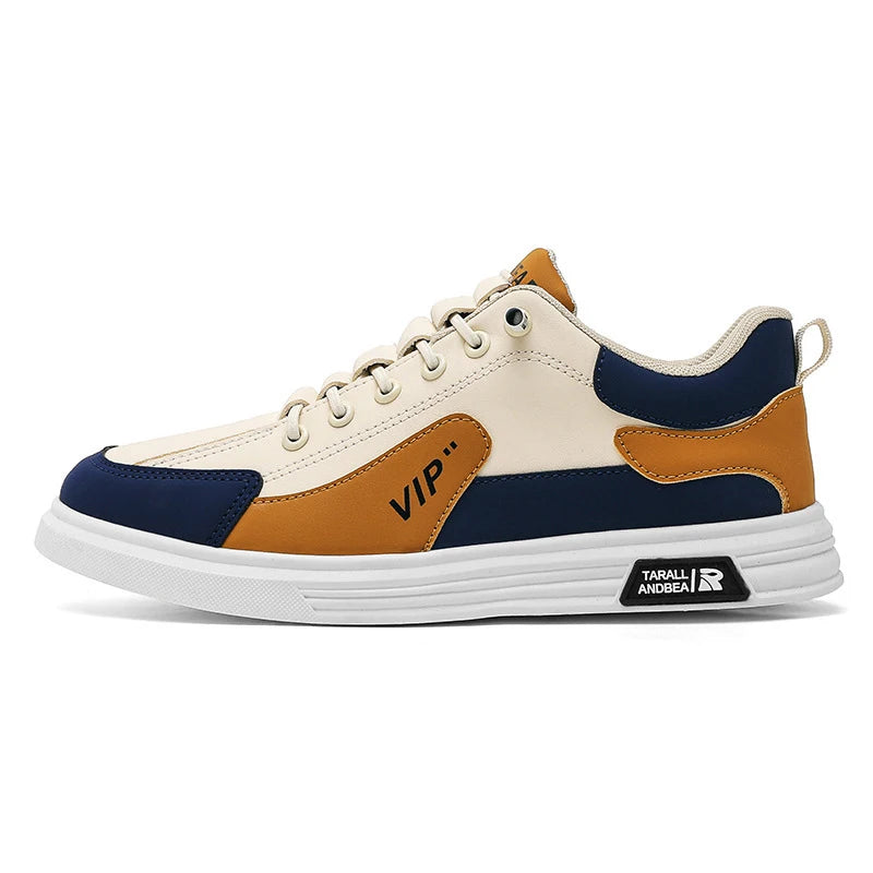 Y New Men's Shoes Breathable Sports Versatile Board Shoes Casual Men's Slip-on Elastic Small White Shoes