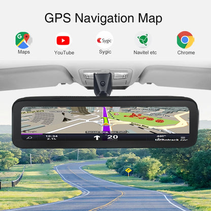 T88 4g Android 4 Cams Record Mirror Wifi Car Dvr with Special Mount 360° Remote Monitor Night Vision Dash Cam