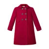 Pettigirl new Popular Solid Color Red Warm Children Girls' Jackets & Coats Latest and Stylish 1BAG=1PCS