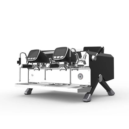 Commercial 2 Group Semi-Automatic Espresso Machine 9 Bar Pressure Stainless Steel Boiler 6200W Power Precise Temperature Control