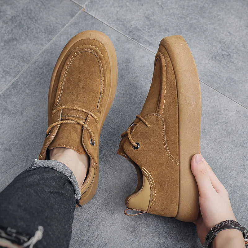 New Models Fashion Cheap Sneakers Suppliers From China Flat Classic Design Lace-up Men's Boat Shoes No logo Famous Low Prices