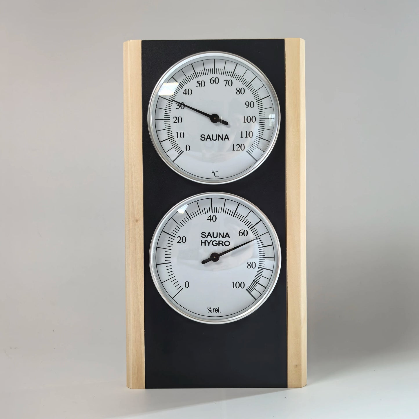 Harvia Sauna Wooden Hygrometer Thermometer Wall Mounted Sauna Hygrometer Sauna Accessories