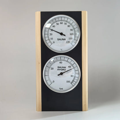 Harvia Sauna Wooden Hygrometer Thermometer Wall Mounted Sauna Hygrometer Sauna Accessories