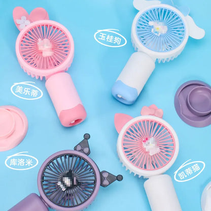 Highly Popular Hand - Held Small Mini Cooling Fan with USB Charging Function Suitable for Personal and Office Use