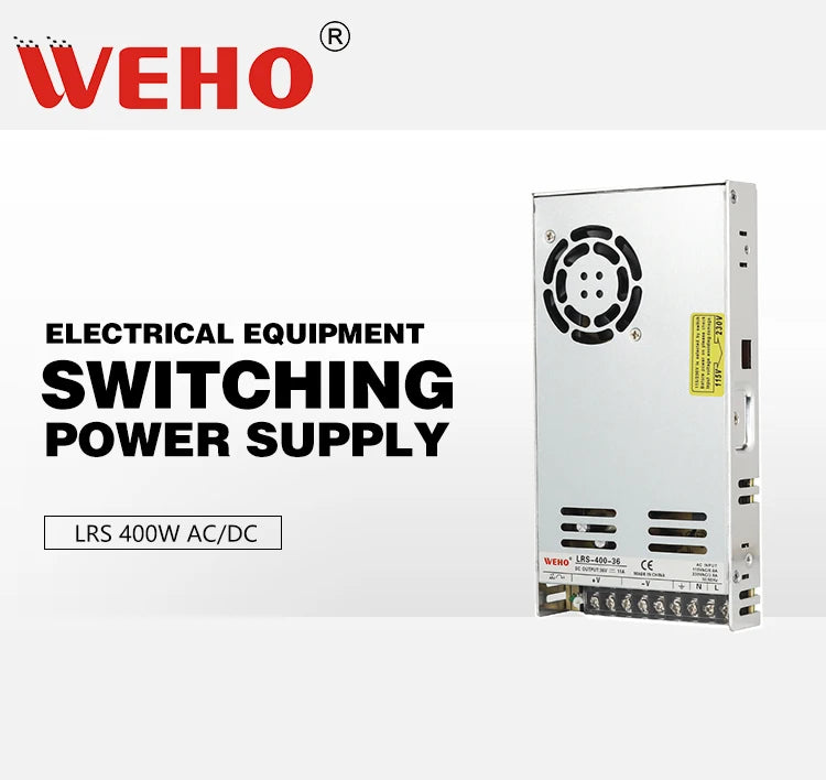 Factory Direct Sale LED Light 36V Ultra-thin DC Power Supply LRS-400-36 11A AC to DC 400W Switching Power Supply