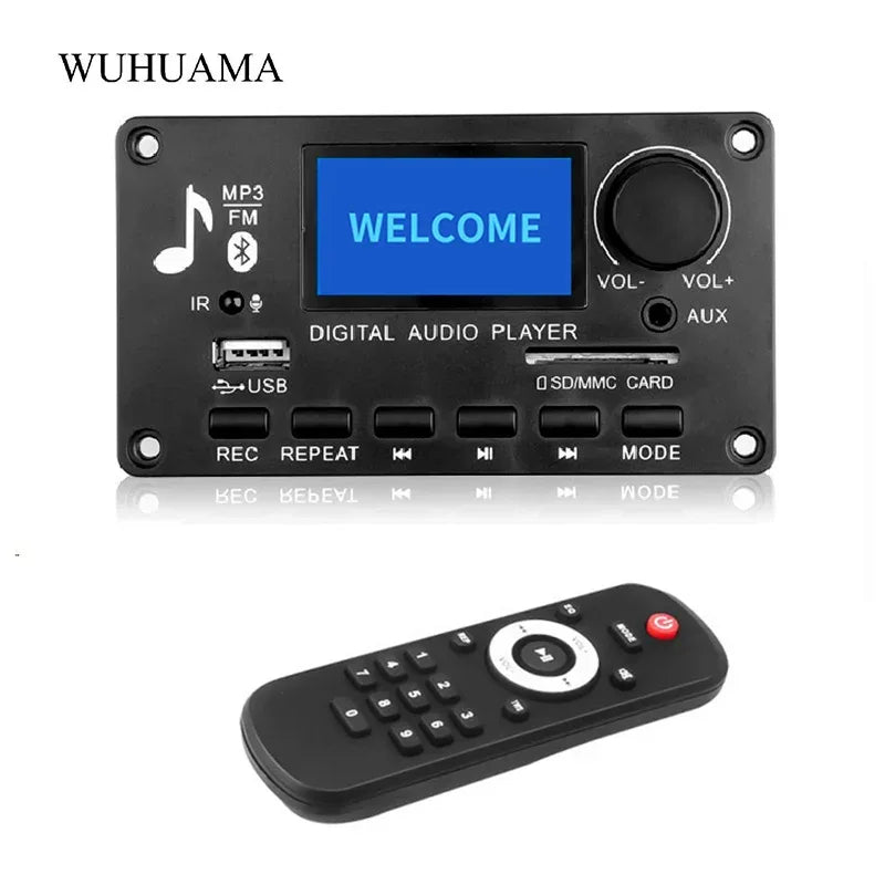High Quality Digital Audio Player Module MP3 Decoder Board USB SD BT Music Player Board Record FM Link in
