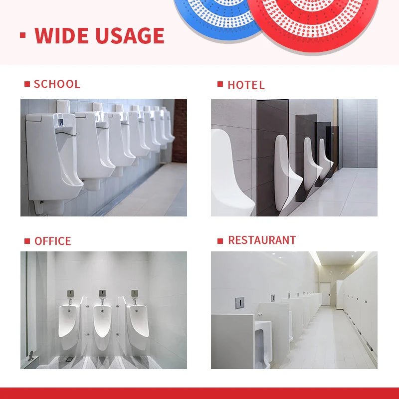 Modern Sensor Urinal Screen Deodorizer Anti-Splash Fresh Urinal Mats for Bathroom