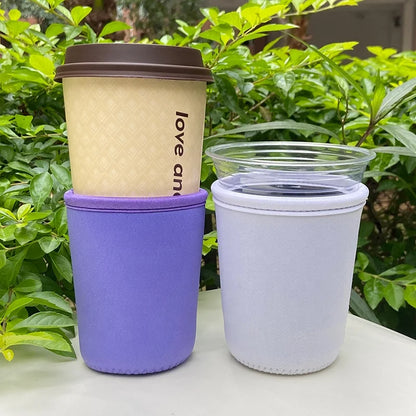 OEM Neoprene Cup Sleeve Custom Coffee Sleeve Custom Beach Portable Coffee Cup Holder for Coffee Holder Diving Material Cup Cover
