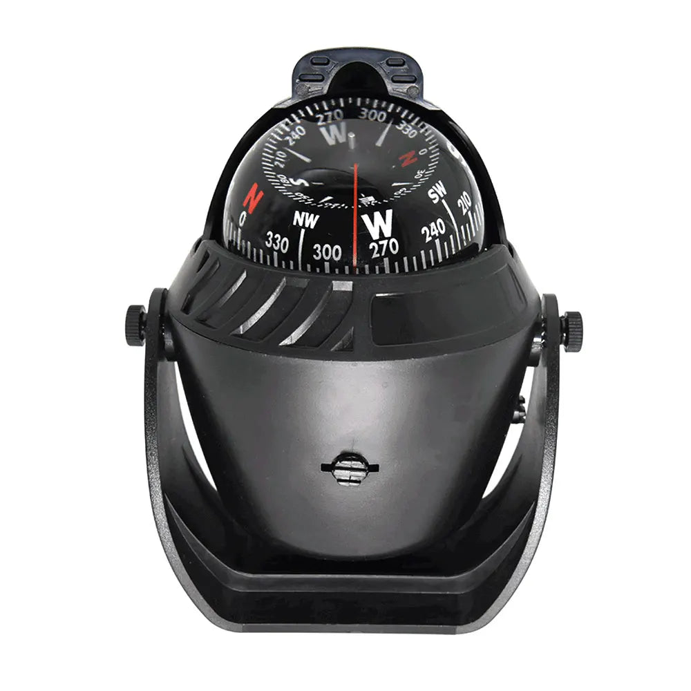 1pc Electronic Navigation Compass Sea Marine Pivoting Compass Camping Gear With Magnetic Declination Adjustment For Car Ship