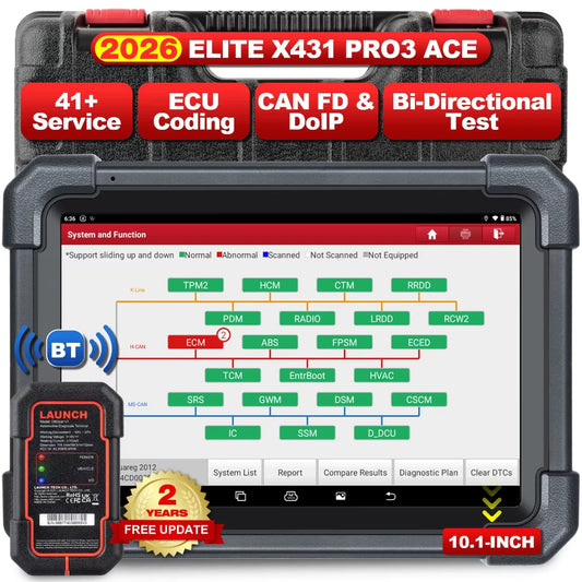 X431 Pro3 Diagnostic Magic ACE Upgraded Version Bidirectional Scan DBSCar VII Connection Professional Level OEM by PDG ibma