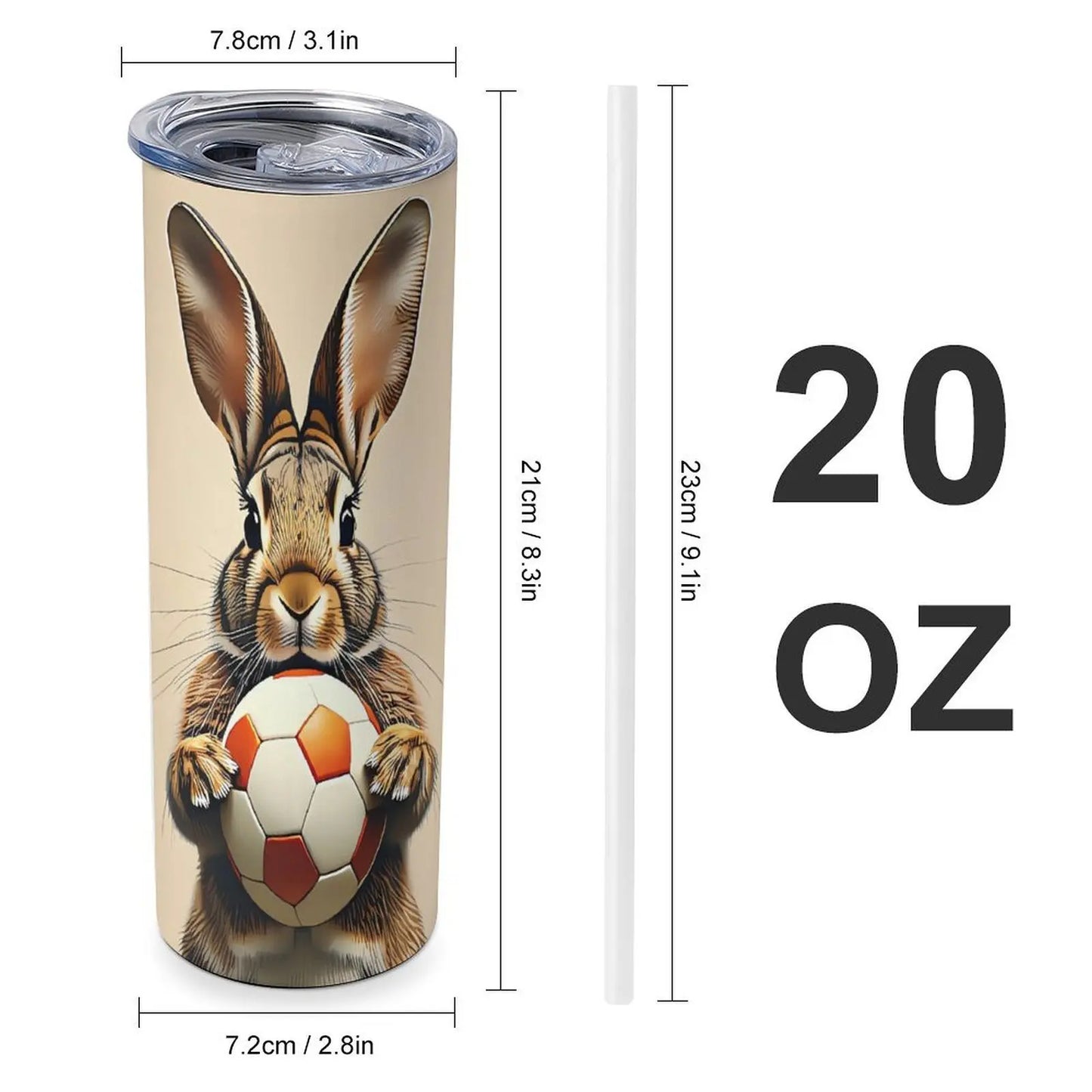 20oz Straight Car Mug Custom Logo Corporate Event Souvenir Gift Drop shipping Outdoor Portable Thermal Mug