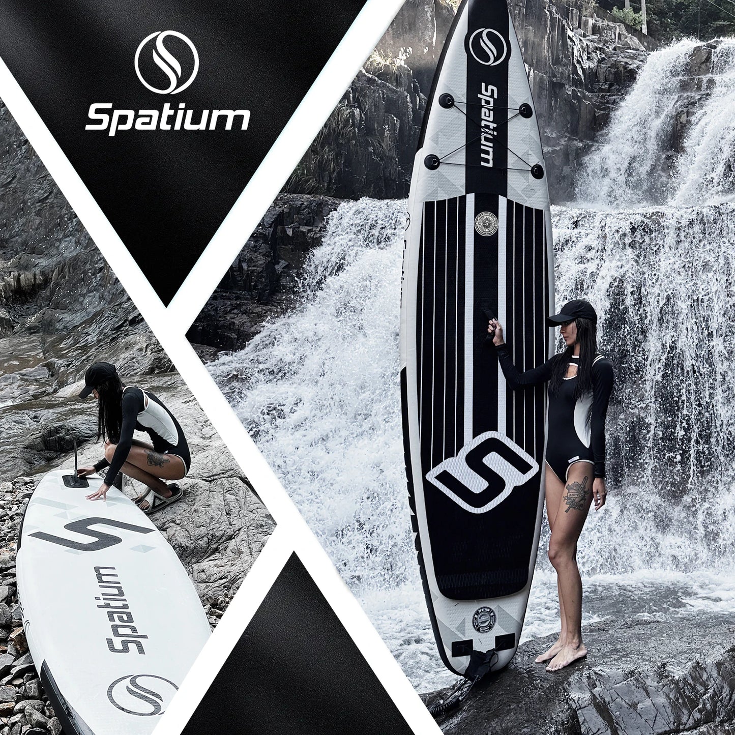 Spatium Durable Outdoor Stand up Paddle Board Inflatable Accessories High Quality Inflatable Paddle Board for Sale