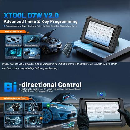 EU Warehouse XTOOL D7W EU Car Key Programming Device Immobilizer Programming Tool Pin Code Reader Automotive Diagnostic Tool