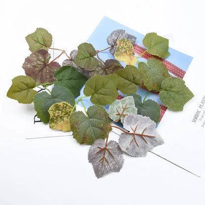 30/100 pcs Silk Maple Leaf Wedding Bridal Accessories Clearance Christmas Home Decoration Diy Gift Artificial Plants Wholesale