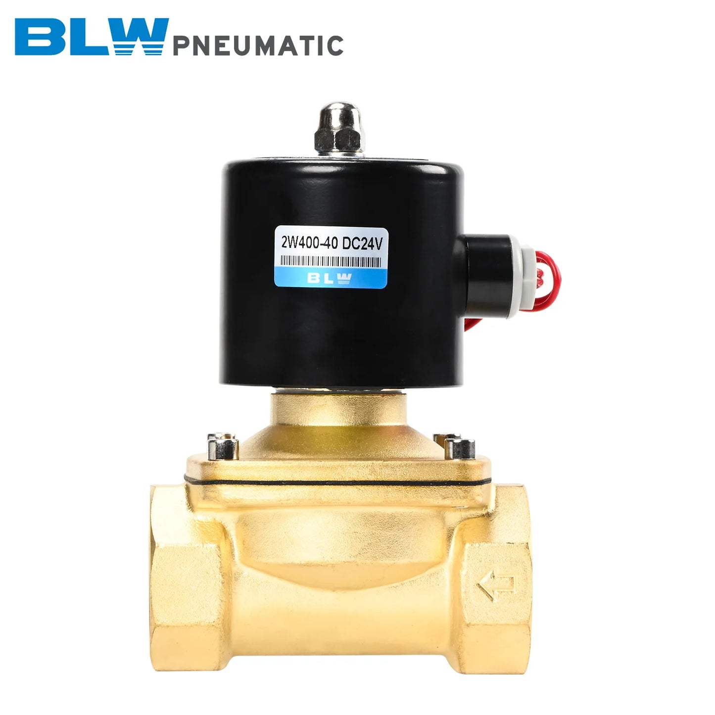 Factory Direct 2W400-40 NC Solenoid Valve 2-Way Electric Control Valve for DN40 1 1/2inch OEM Customizable Water Media