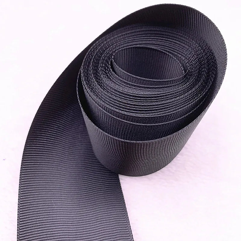 5yards 10/15/25/38/50mm Grosgrain Satin Ribbons for Wedding Christmas Party Decorations DIY Bow Craft Ribbons Supplies