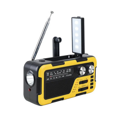 4000mAh Weather Emergency AM/FM Radio Noodradio Emergency Hand Crank Solar Charging Flashlight Survival Kit Gear Electronics